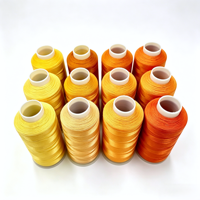 Benang Bordir Ramah Lingkungan AUDIS 100% Rayon Filamen, Tenasitas Tinggi, Mercerized, Pewarnaan, 120D/2 untuk Bordir Rajut Tangan