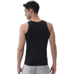 2025 camiseta sin mangas atlética para hombre talla XL Chaleco de entrenamiento de gimnasio sin mangas de algodón poliéster camisa capucha capa Base Lisa equipo de entrenamiento - Product Image 2
