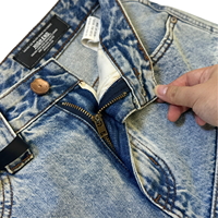 Shorts en jean déstructurés pour hommes, taille mi-haute, style hip-hop streetwear vintage, délavage enzymatique, personnalisable, décontracté pour l'été