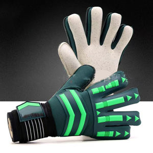 ถุงมือยางหนาแบบมืออาชีพระบายอากาศได้ดีป้องกันการลื่นออกแบบโลโก้ตามสั่งสำหรับผู้รักษาประตูฟุตบอล - Product Image 4