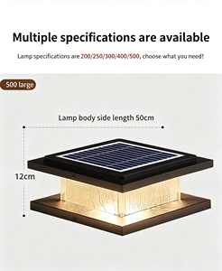 Lámpara Solar LED Moderna para Exteriores, Impermeable, Decorativa, para Jardín, Valla, Pared, Entrada - Product Image 5