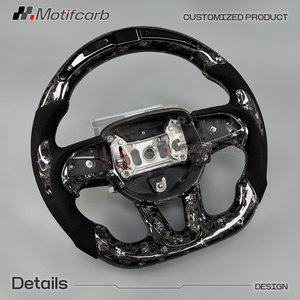 Pour Dodge Charger Challenger Hellcat SRT R/T SXT GT 2013-2023, fibre de carbone forgée argentée personnalisée avec affichage LED du régime moteur - Product Image 3