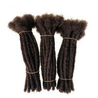 100% fascio naturale di capelli Remy fatti a mano dread in più colori 8-20 pollici schienabili Locs navi in tutto il mondo
