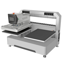 Professionele 16x20 elektrische dubbelstation heat press voor DTF vinyl transfers, automatische warmtetransfermachine voor kleding