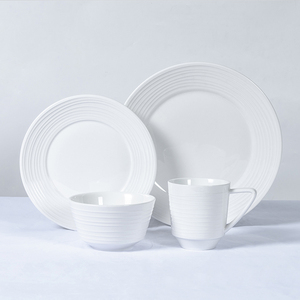 <span class=keywords><strong>Vaisselle</strong></span> en céramique OEM, assiettes à dîner pour restaurant, ensemble de bols pour le <span class=keywords><strong>petit</strong></span> déjeuner, assiette en céramique, <span class=keywords><strong>vaisselle</strong></span> d'hôtel de Chine fine pour hôtels 5 étoiles - Product Image 1