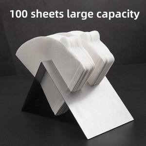 ที่ใส่กระดาษกรองกาแฟสแตนเลสแบบกรวย ความจุขนาดใหญ่ พร้อมช่องเก็บแบบสองช่องและช่องเดียว - Product Image 2