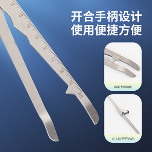 Marteau de percussion Hunter avec calibre gradué pour les tests de réflexes neurologiques dans les hôpitaux et les cliniques - Product Image 4