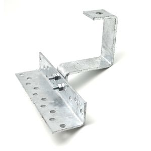 Kit de 6 pièces en aluminium et acier pour l'installation de systèmes solaires sur toits inclinés avec support de 20 cm pour usage domestique et industriel - Product Image 1