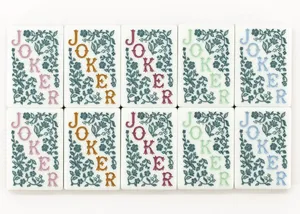 Miss Denim Lavender Floral Epistles - Set di Tessere Mahjong Americane di Lusso Eleganti per Gioco e Intrattenimento - Product Image 3