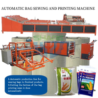 Ligne de production de sacs de riz PP tissés par automatisation Machine de fabrication de sacs non tissés d'occasion
