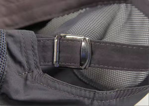 Venta al por mayor de secado rápido gorra de béisbol deportiva verano recreación al aire libre protector solar con patrón de letras de tela de malla transpirable - Product Image 6