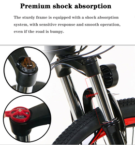 Vélo de montagne électrique <span class=keywords><strong>Evic</strong></span> 350W 36V 10Ah avec batterie au lithium, cadre en alliage d'aluminium, 35 km/h, moteur sans balais de 26 pouces, certifié CE - Product Image 5