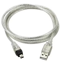 Câble adaptateur USB mâle vers Firewire IEEE 1394 à 4 broches mâle iLink, câble Firewire 1394 pour SONY DCR-TRV75E DV, 1.5m