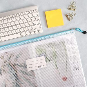 Portadocumenti in PVC Trasparente Formato A3, Colori Personalizzabili, Copertina a Rete per Archiviazione Documenti in Classe, Design Facile da Accessare Boy <span class=keywords><strong>Ying</strong></span> - Product Image 3