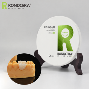 Disco de Zirconia de Transición de Intensidad Natural 4D Rondcera SHT-ML Pro para Recubrimiento Estético en Laboratorios Dentales - Product Image 2