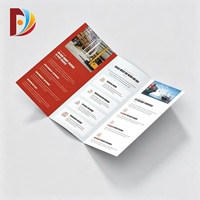 Impression personnalisée de prospectus OEM, service d'impression de catalogues, impression de prospectus tri-pliés, impression de dépliants, brochures et cartes postales personnalisées