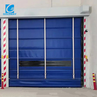 Fournisseur chinois : Portes de garage sectionnelles et coulissantes transparentes, résistantes au vent, pour la logistique