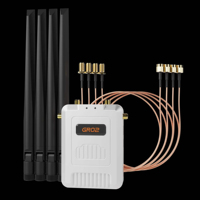 Récepteur de relais Skydroid GR02 double bande 2,4 GHz/5,8 GHz, quatre antennes, interfaces riches, transfert d'image pour utilisation en relais aérien de drone
