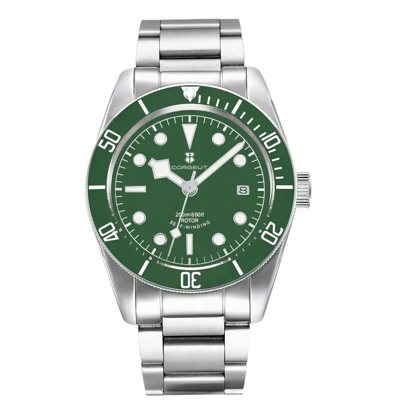 Мужские механические наручные часы с собственным логотипом, 39 мм