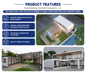 Casas Cápsula Prefabricadas Cómodas de 20, 30 y 40 pies, Impermeables e Ignífugas para Uso en Construcción, Oficinas y Villas - Product Image 4