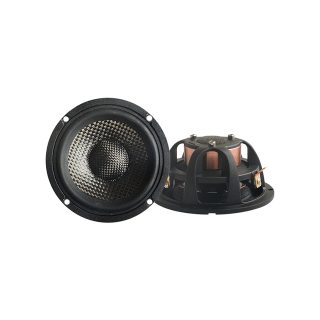3.5 Inch Aluminium Basket Midrange Speaker Black Fiber Car Speaker