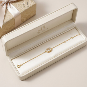 กำไลเพชรแท้ทรงรีเจียระไนแบบโรสคัท งานฝีมือวินเทจลายมิลเกรน ทองคำแท้ 18K สีเหลืองทอง - Product Image 3
