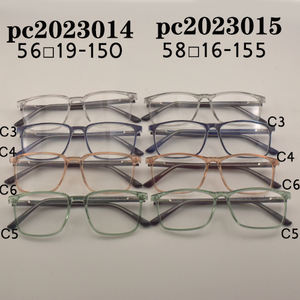 最新卸売ミックスデザイナーPCアイウェア光学フレームビッグスクエア眼鏡眼鏡フレーム各種眼鏡フレーム - Product Image 4