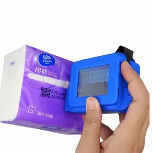 Mini 12.7mm Handheld TIJ Inkjet Printer Mobile Batch Coding Industrial Inkjet Printer