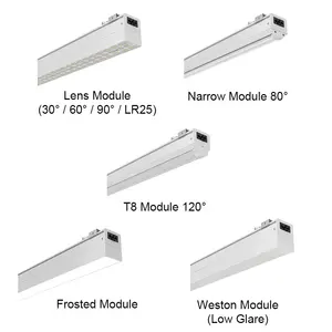 Hot Sale Good Quality Dimmable Led Linear Track Light Fixture System Dali Recessed Led Linear System Light