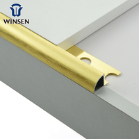 Bande de Bordure Murale Décorative en Gros, Profilé de Finition pour Carrelage en Aluminium, Angle à 90 Degrés, Profilé Flexible pour Angle de Carrelage en Céramique