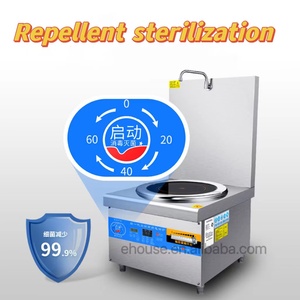 電気商業スープバーナー15KW 380Vステンレス鋼商業電磁調理器レストラン用 - Product Image 6