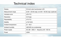 Analyseur de phosphate haute performance TIMEPOWER TP307 |   Surveillance de la qualité de l'eau pour les systèmes de refroidissement de chaudières Garantie 1 an