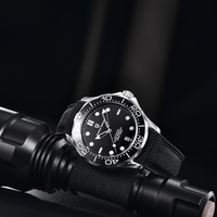 PAGANI DESIGN 1685 Herren Luxus Automatik Mechanische Uhr mit Saphirglas, 200M Taucheruhr, Wasserdicht, Sportlich, Leuchtend, Japanisches Uhrwerk