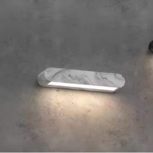 Sunsir SKD Applique Murale Extérieure Moderne Étanche Applique Murale IP65 marbre noir Appliques Murales - Product Image 1