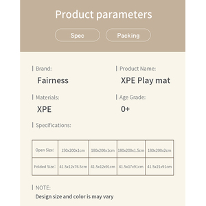 Công bằng chất lượng cao hai mặt thiết kế XPE bọt chăm sóc em bé gấp không độc hại chập chững biết đi Nap bé <span class=keywords><strong>Mat</strong></span> bé chơi <span class=keywords><strong>Mat</strong></span> - Product Image 5