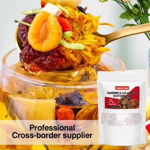 Tangerine Luo Han Guo rasserenante tè biancospino a base di erbe naturale sollievo per la tosse facile da preparare <span class=keywords><strong>Set</strong></span> <span class=keywords><strong>regalo</strong></span> per il benessere 10g * 15 bustine 24 mesi - Product Image 4