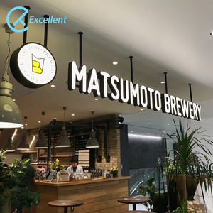 Kích thước lớn 3D LED chiếu sáng công ty Logo thư Đăng board điện quảng cáo khói cửa hàng kinh doanh kênh thư signage - Product Image 5