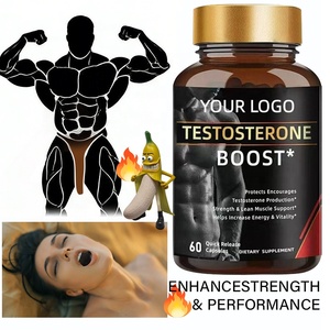 Complément alimentaire pour hommes : Booster de vitalité et de force <span class=keywords><strong>musculaire</strong></span> – Comprimés et capsules - Product Image 1
