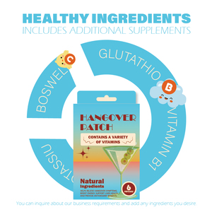 Nuovo marchio ecologico di colore personalizzato Anti-postumi di una sbornia Patch con 100% erbari naturali per il recupero di mattina spinta immunitaria assistenza sanitaria - Product Image 4