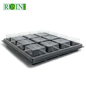 Customized Chocolate Blister Packing <strong>Trays</strong> Black Plastic <strong>Candy</strong> <strong>Tray</strong> Insert for Chocolate - Product Image 2