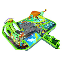 Nouvelle grande île flottante gonflable en PVC, parc aquatique, trampoline aquatique intérieur/extérieur pour enfants, usage commercial, capacité de 100 à 500 kg