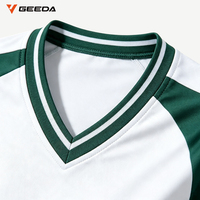 Kaos Jersey Pickleball Custom Cetak Digital Poliester Pakaian Olahraga Seragam Tim Anti Lembab Perlindungan UV Grosir