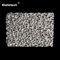 Panneau de filtre en mousse métallique en aluminium à cellules ouvertes/fermées pour matériau d'isolation acoustique
