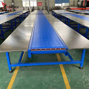 Maxsen gıda sebze modüler plastik Mat üst ekmek kavisli sıhhi bant konveyör için temiz atölye - Product Image 5