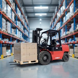 Forklift Listrik Mini HELI China <span class=keywords><strong>3</strong></span> <span class=keywords><strong>Ton</strong></span> 5 <span class=keywords><strong>Ton</strong></span> Tinggi Angkat 3m Forklift Baterai 4x4 Peralatan Gudang Forklift Segala Medan - Product Image 1