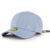 Gorra de Béisbol Deportiva Casual Ajustable de 6 Paneles Lackpard, Letra Común, Satén Transpirable, Cierre de Hebilla, 93% Poliéster, 7%