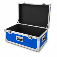 Valise de transport professionnelle en aluminium durable avec protection EVA, anti-poussière, simple et universelle, pour scène classique