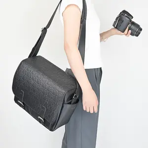 Personalized Custom Microfiber Camera Bag High Quality Cross Body Bag Shoulder Camera Bag