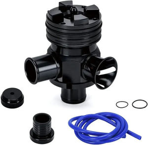 Kit adaptateur <span class=keywords><strong>de</strong></span> soupape <span class=keywords><strong>de</strong></span> décharge <span class=keywords><strong>de</strong></span> pression <span class=keywords><strong>de</strong></span> voiture noire avec logo et embout <span class=keywords><strong>de</strong></span> 25 mm et vide pour recirculation et décharge - Product Image 2