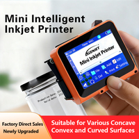 Impresora de Inyección de Tinta Portátil de 12,7 mm, Impresora de Etiquetas con Fecha de Caducidad, Número de Serie, Mini Máquina de Codificación
